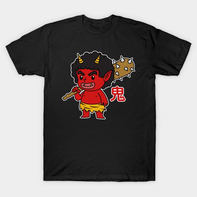 Chibi Oni Japanese T-Shirt by rudypagnel